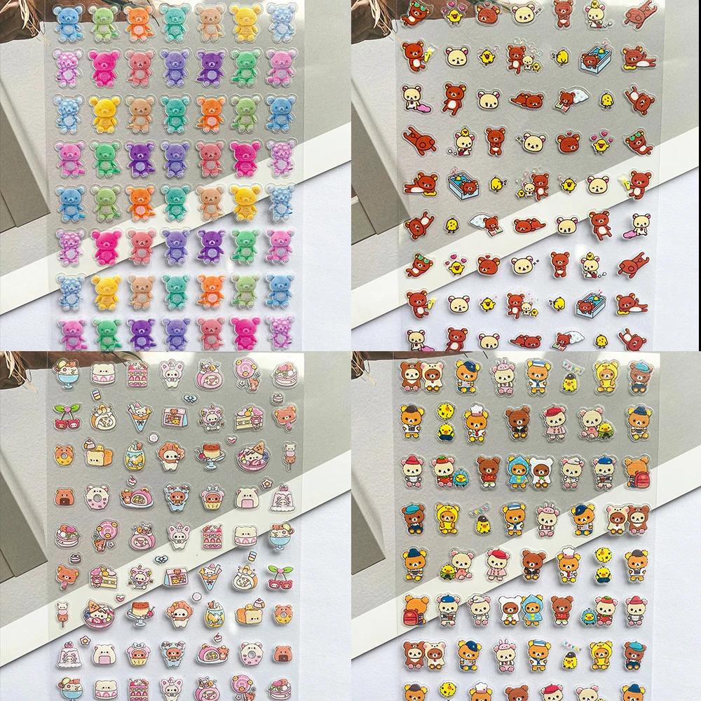 Laptop Original Accessories - PVC Super Mini Rosa Rilakkuma Poster-Aufkleber,