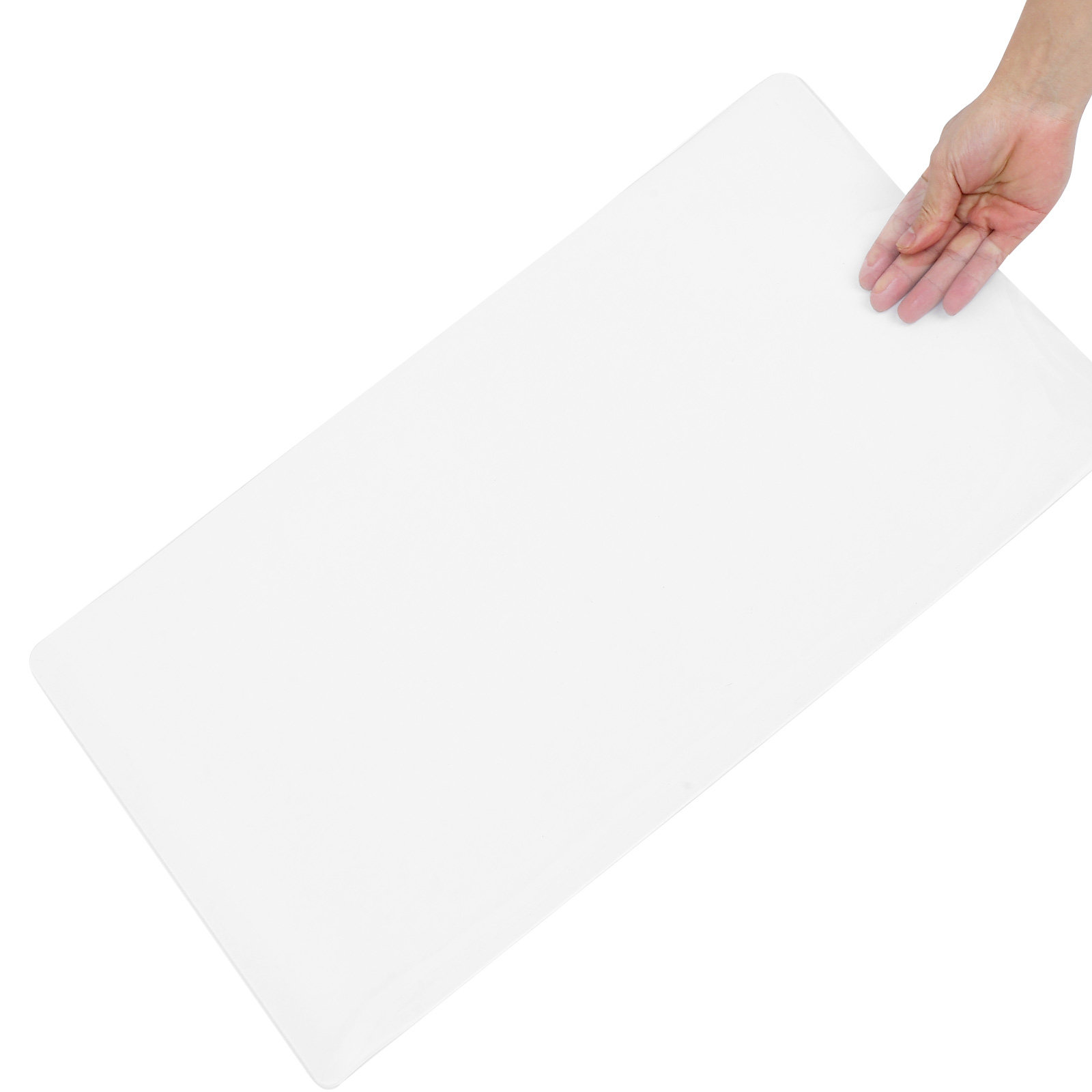Keyboard Cover - Transparente PVC-Schreibtischunterlage, rechteckige Tischunterlage für Büro,