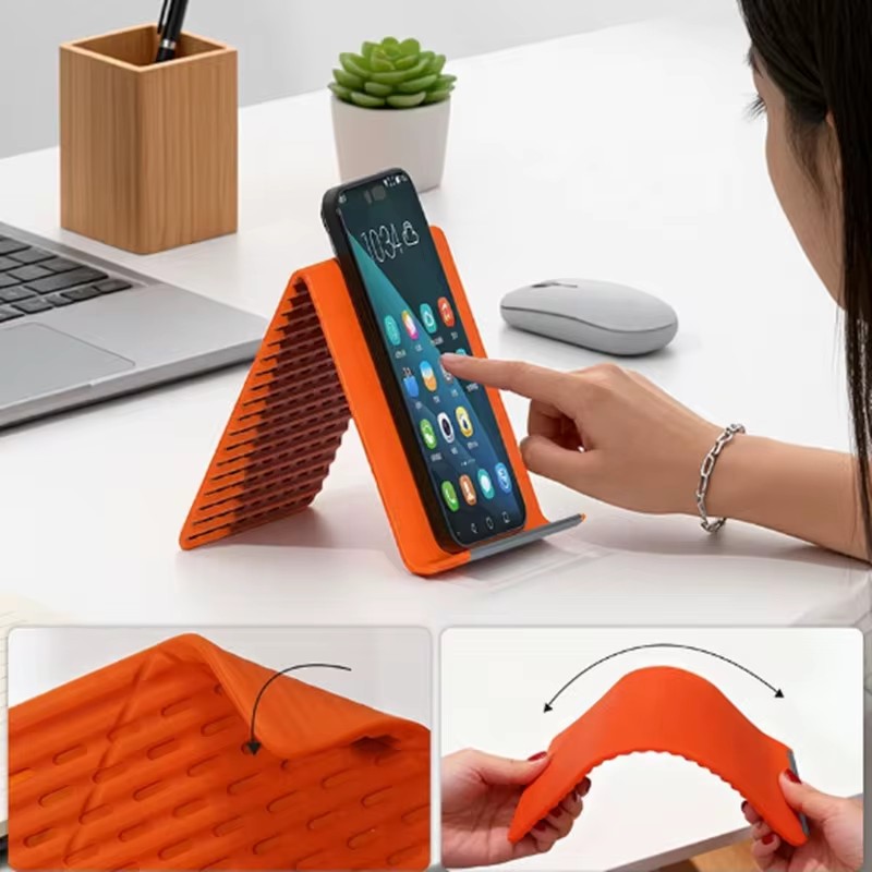 Laptop Original Accessories - Flexibler Tragbarer Telefonständer aus Silikon für
