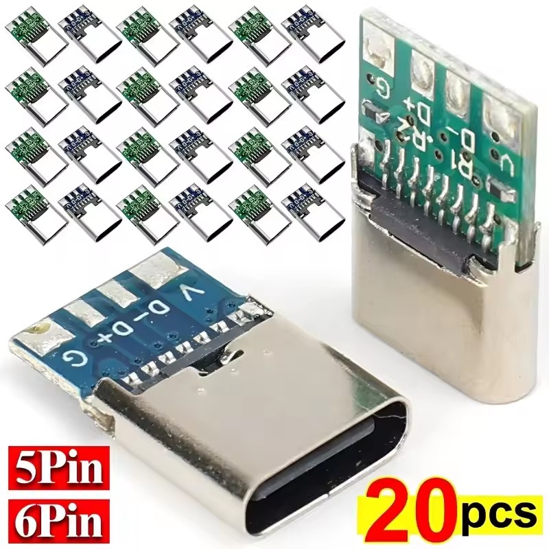 Usb C Hub - USB Typ-C Anschlüsse 5-Pin/6-Pin Buchse Steckverbinder