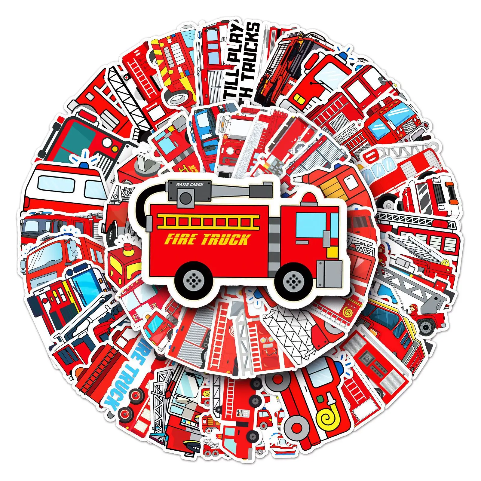 50 Stück Feuerwehrauto-Vinyl-A – Laptop Original Accessories Bewertung und Preis