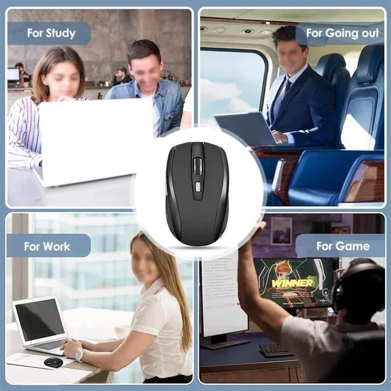 Kabellose Maus, leise Maus, 2, – Laptop Mouse Bewertung und Preis