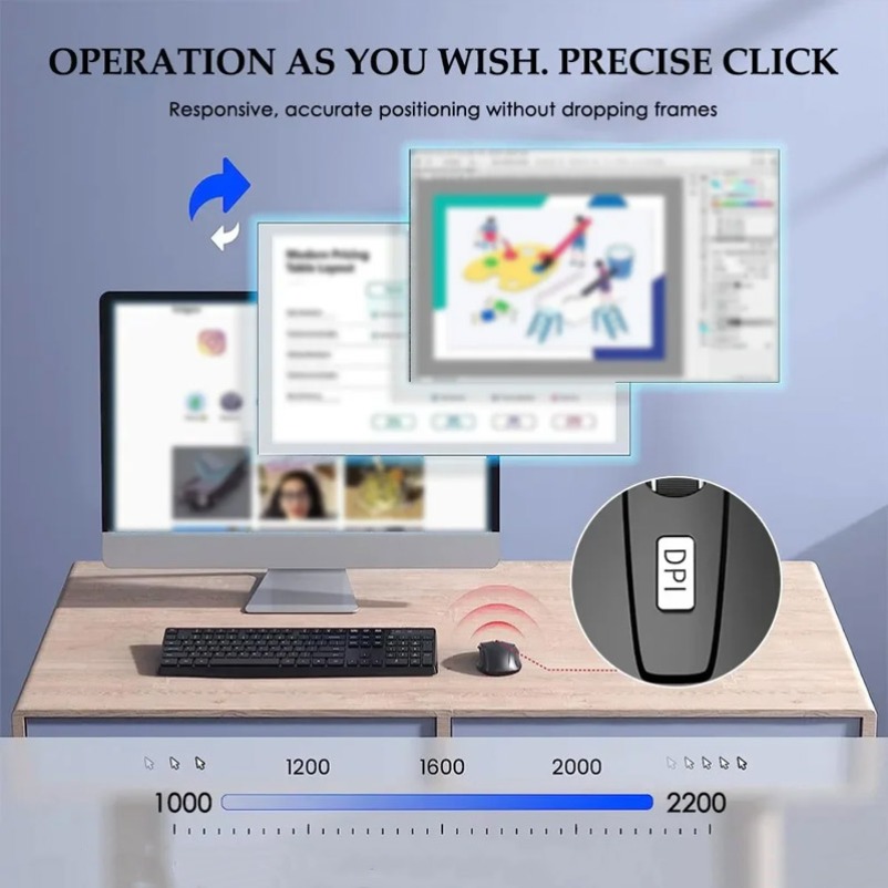 Kabellose Maus, leise Maus, 2, – Laptop Mouse Bewertung und Preis
