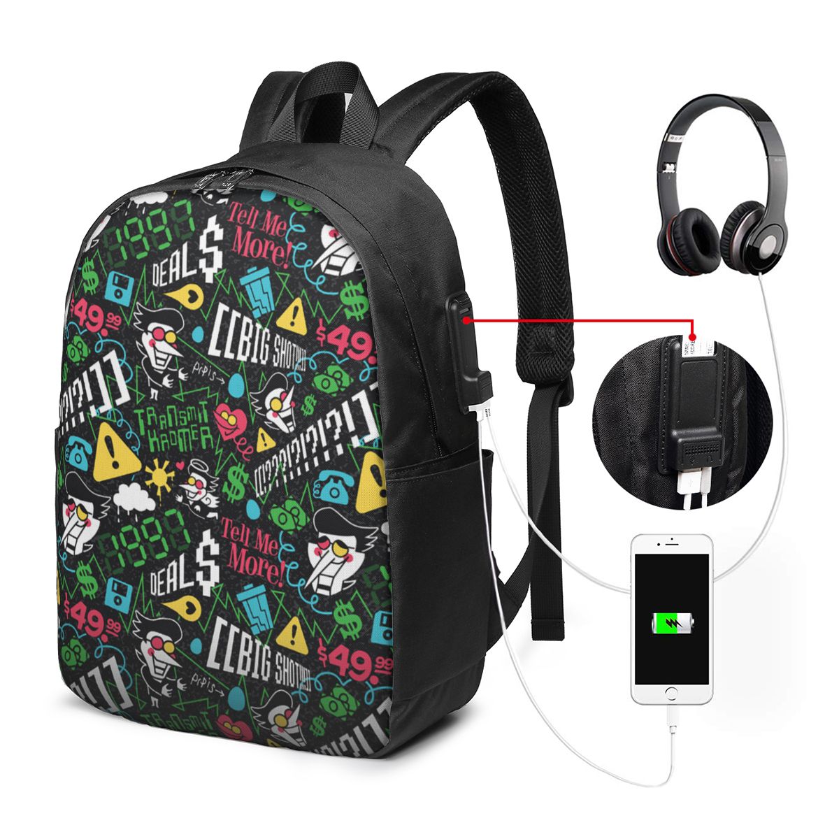 Deltarune SPAMTON G Rucksack,  – Laptop Bag Bewertung und Preis