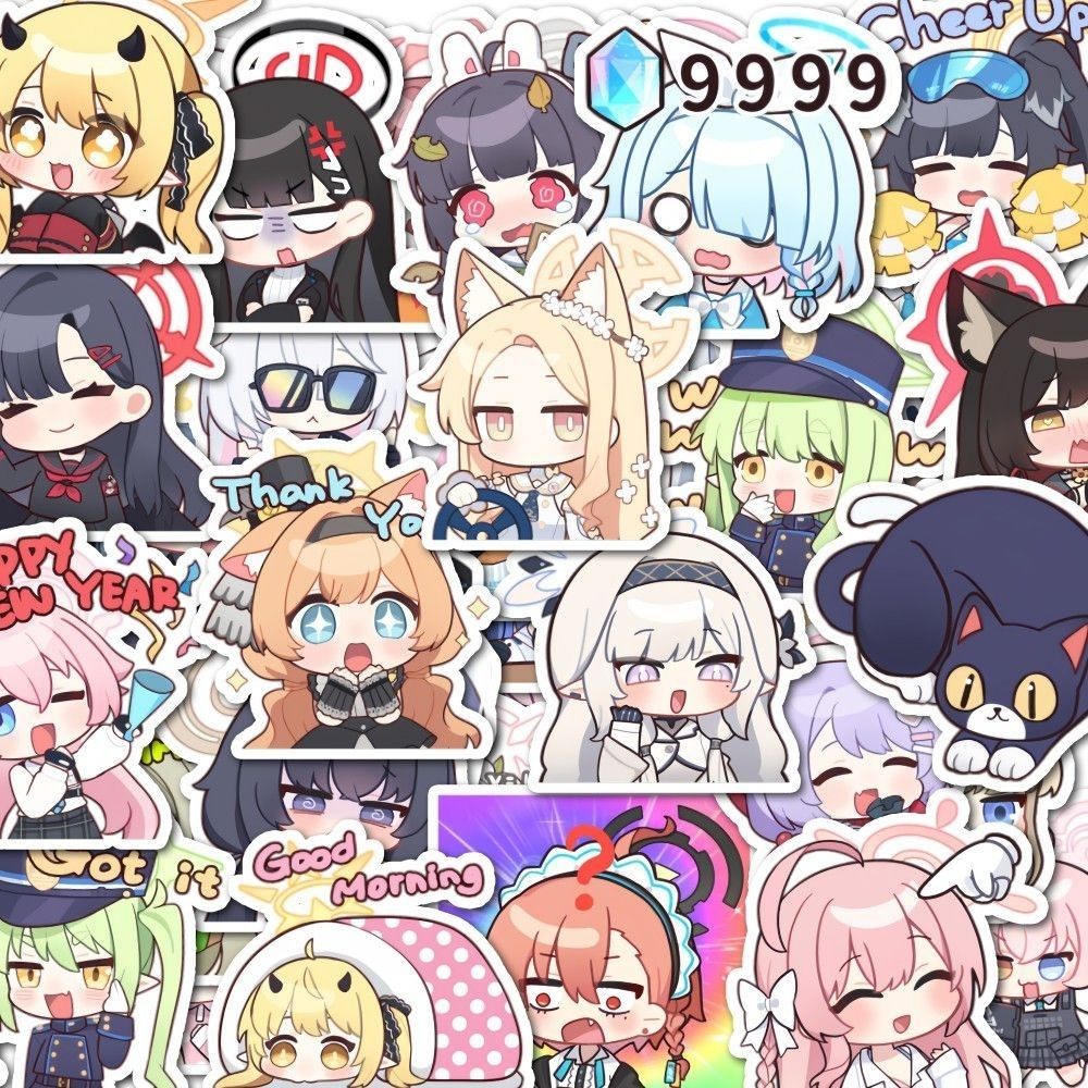 48 Stück Anime Blue Archive Mi – Laptop Original Accessories Bewertung und Preis